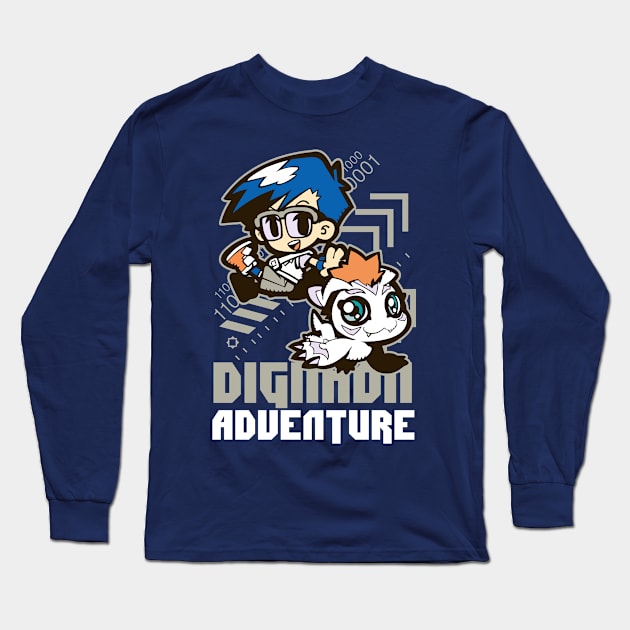 digimon adventure joe gomamon Long Sleeve T-Shirt by DeeMON